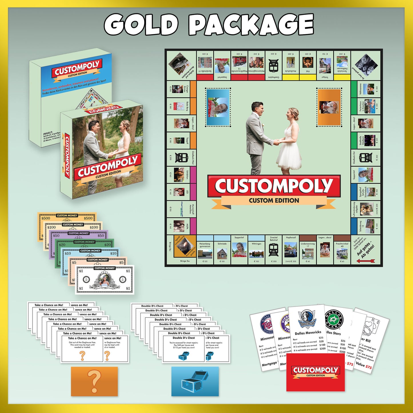 Custompoly Board Game - Classic Edition