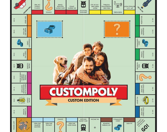 Custompoly Board Game, Customized Game, Personalized Game