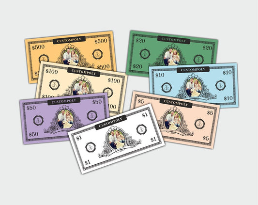 Custom Money, Play Money, Personalized Photo Money