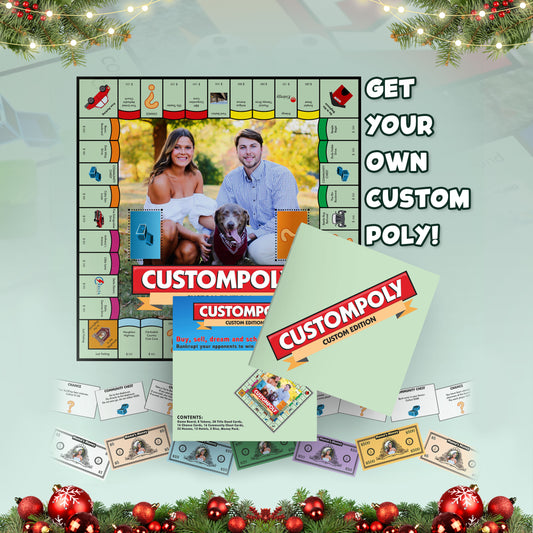 Customopoly Board Game - Classic Edition (Rounded Edge)