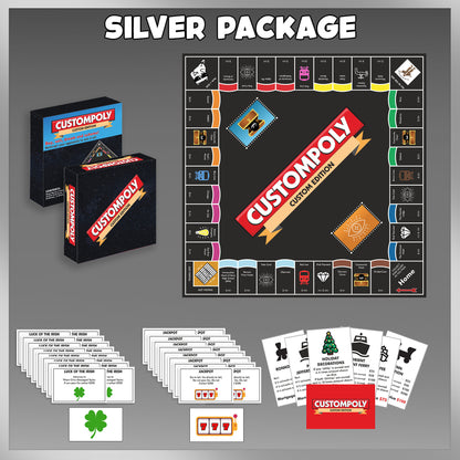 Customopoly Board Game - Black Edition